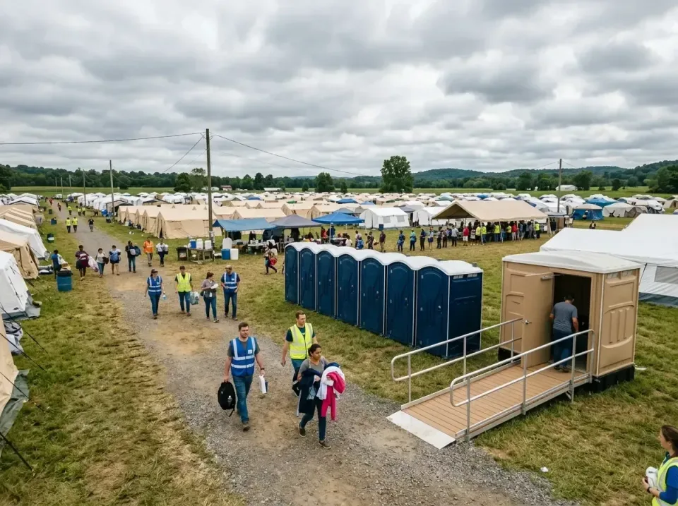 disaster-relief-camp-restrooms-010 — frequently asked questions, Dumpster & Portable Bathrooms Rental in Springville, AL